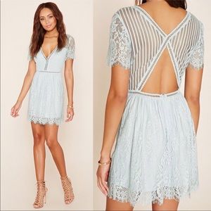 Size small pale blue light dress